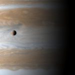 Транзит тіней супутників Іо та Ганімеда по диску Юпітера