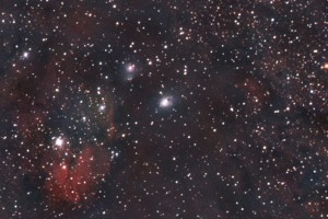 NGC 6595/NGC 6589/NGC 6590/ IC 1284 – Комплекс об’єктів у Стрільці