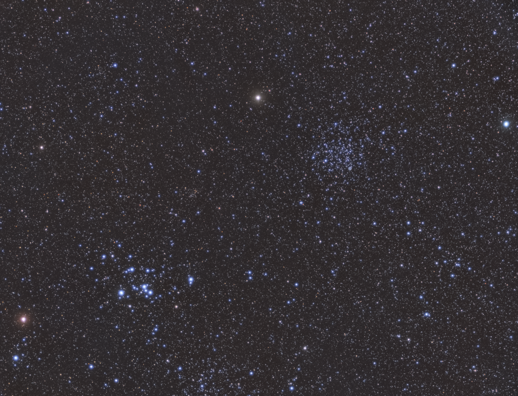 Messier 47 and Messier 46