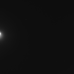 Попелясте світло Місяця та Венера у вечірньому небі (27.02.2020)